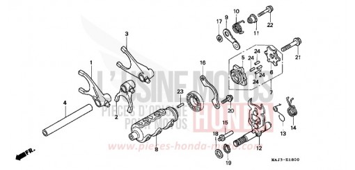 GEARSHIFT DRUM ST1100AT de 1996